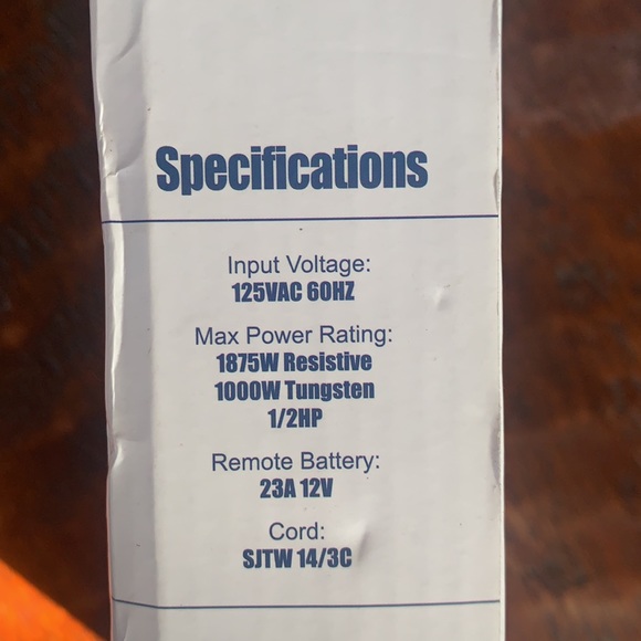 Outdoor/Indoor Remote Control Countdown Timer. New - Picture 3 of 11